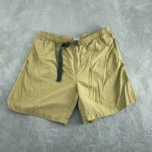 Columbia Mens Khaki Swim Trunks XL With Mesh Lining & Adjustable Belt 5011